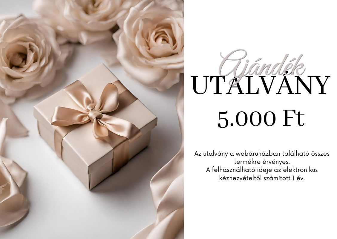 Ajándékutalvány 5000 Ft értékben